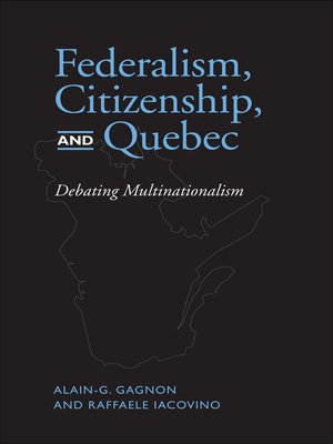 cover image of Federalism, Citizenship and Quebec